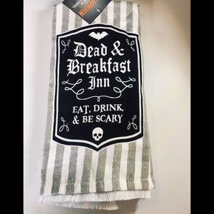 2 Halloween Dead & Breakfast Inn Kitchen Towels
